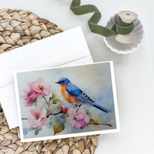 Load image into Gallery viewer, Bluebird Greeting Cards - Blank Note Cards – 8-Pack of Artist-Designed Cards with Envelopes