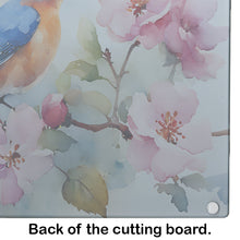 Load image into Gallery viewer, Bluebird Glass Cutting Boards – Durable, Decorative Kitchen Art