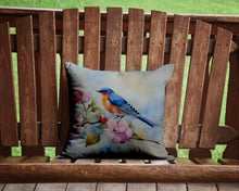 Load image into Gallery viewer, Bluebird Throw Pillow - 14x14 Decorative Pillow – Art for Your Home &amp; Patio