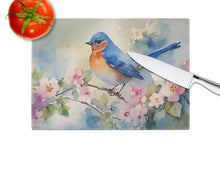 Load image into Gallery viewer, Bluebird Glass Cutting Boards – Durable, Decorative Kitchen Art