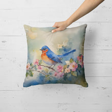 Load image into Gallery viewer, Bluebird Throw Pillow