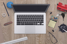 Load image into Gallery viewer, Bluebird Sticky Note Holder- Refiilable Desk Accessory Note Pad