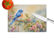 Load image into Gallery viewer, Bluebird Glass Cutting Boards – Durable, Decorative Kitchen Art
