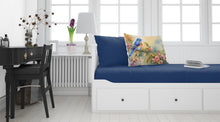 Load image into Gallery viewer, Bluebird Standard Pillowcase – Artistic Decorative Front, White Back