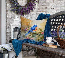 Load image into Gallery viewer, Bluebird Throw Pillow