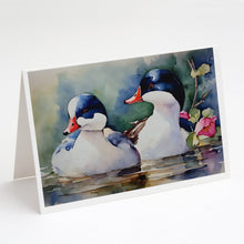 Load image into Gallery viewer, Bufflehead Greeting Cards - Blank Note Cards – 8-Pack of Artist-Designed Cards with Envelopes