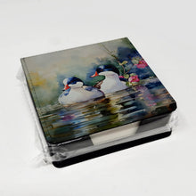 Load image into Gallery viewer, Bufflehead PU Leather Note Paper Holder