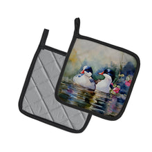 Load image into Gallery viewer, Bufflehead Pot Holders - Set of 2 Decorative Kitchen Helpers | Made in the USA