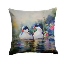 Load image into Gallery viewer, Bufflehead Throw Pillow - 14x14 Decorative Pillow – Art for Your Home &amp; Patio