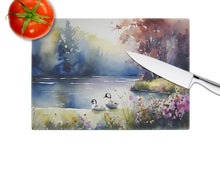 Load image into Gallery viewer, Bufflehead Glass Cutting Boards – Durable, Decorative Kitchen Art