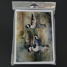 Load image into Gallery viewer, Bufflehead Greeting Cards - Blank Note Cards – 8-Pack of Artist-Designed Cards with Envelopes