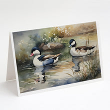 Load image into Gallery viewer, Bufflehead Greeting Cards - Blank Note Cards – 8-Pack of Artist-Designed Cards with Envelopes