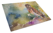Load image into Gallery viewer, Burrowing Owl Glass Cutting Boards – Durable, Decorative Kitchen Art