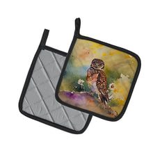 Load image into Gallery viewer, Burrowing Owl Pot Holders - Set of 2 Decorative Kitchen Helpers | Made in the USA