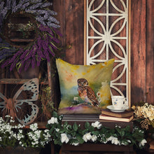 Load image into Gallery viewer, Burrowing Owl Throw Pillow