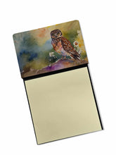 Load image into Gallery viewer, Burrowing Owl Sticky Note Holder- Refiilable Desk Accessory Note Pad