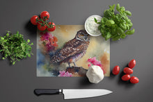 Load image into Gallery viewer, Burrowing Owl Glass Cutting Boards – Durable, Decorative Kitchen Art