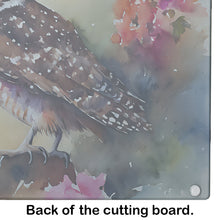Load image into Gallery viewer, Burrowing Owl Glass Cutting Boards – Durable, Decorative Kitchen Art