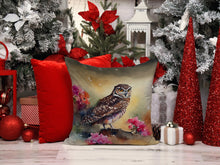 Load image into Gallery viewer, Burrowing Owl Throw Pillow - 14x14 Decorative Pillow – Art for Your Home &amp; Patio