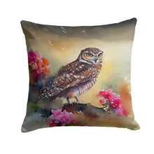 Load image into Gallery viewer, Burrowing Owl Throw Pillow - 14x14 Decorative Pillow – Art for Your Home &amp; Patio