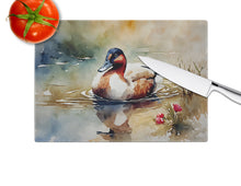Load image into Gallery viewer, Canvasback Glass Cutting Boards – Durable, Decorative Kitchen Art