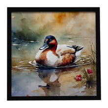 Load image into Gallery viewer, Canvasback Framed Metal Print
