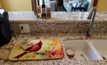 Load image into Gallery viewer, Cardinal Dish Drying Mat