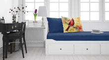 Load image into Gallery viewer, Cardinal Standard Pillowcase – Artistic Decorative Front, White Back