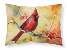 Load image into Gallery viewer, Cardinal Standard Pillowcase – Artistic Decorative Front, White Back