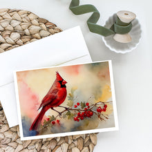 Load image into Gallery viewer, Cardinal Greeting Cards - Blank Note Cards – 8-Pack of Artist-Designed Cards with Envelopes