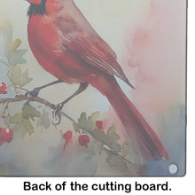 Load image into Gallery viewer, Cardinal Glass Cutting Boards – Durable, Decorative Kitchen Art