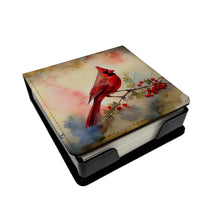 Load image into Gallery viewer, Cardinal PU Leather Note Paper Holder