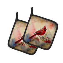 Load image into Gallery viewer, Cardinal Pot Holders - Set of 2 Decorative Kitchen Helpers | Made in the USA