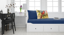 Load image into Gallery viewer, Cardinal Standard Pillowcase – Artistic Decorative Front, White Back