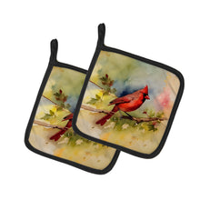Load image into Gallery viewer, Cardinal Pot Holders - Set of 2 Decorative Kitchen Helpers | Made in the USA