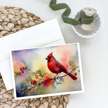 Load image into Gallery viewer, Cardinal Greeting Cards - Blank Note Cards – 8-Pack of Artist-Designed Cards with Envelopes