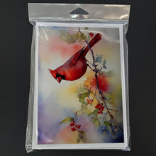 Load image into Gallery viewer, Cardinal Greeting Cards - Blank Note Cards – 8-Pack of Artist-Designed Cards with Envelopes
