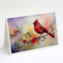 Load image into Gallery viewer, Cardinal Greeting Cards - Blank Note Cards – 8-Pack of Artist-Designed Cards with Envelopes