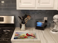 Load image into Gallery viewer, Cardinal Glass Cutting Boards – Durable, Decorative Kitchen Art