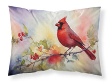 Load image into Gallery viewer, Cardinal Standard Pillowcase – Artistic Decorative Front, White Back