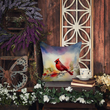 Load image into Gallery viewer, Cardinal Throw Pillow