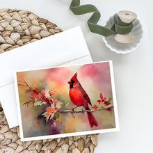 Load image into Gallery viewer, Cardinal Greeting Cards - Blank Note Cards – 8-Pack of Artist-Designed Cards with Envelopes