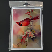 Load image into Gallery viewer, Cardinal Greeting Cards - Blank Note Cards – 8-Pack of Artist-Designed Cards with Envelopes