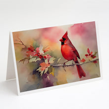 Load image into Gallery viewer, Cardinal Greeting Cards - Blank Note Cards – 8-Pack of Artist-Designed Cards with Envelopes