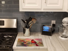Load image into Gallery viewer, Cardinal Glass Cutting Boards – Durable, Decorative Kitchen Art