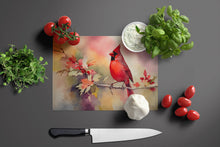 Load image into Gallery viewer, Cardinal Glass Cutting Boards – Durable, Decorative Kitchen Art