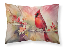 Load image into Gallery viewer, Cardinal Standard Pillowcase – Artistic Decorative Front, White Back