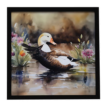 Load image into Gallery viewer, Common Eider Duck Framed Metal Print