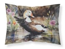 Load image into Gallery viewer, Common Eider Duck Standard Pillowcase – Artistic Decorative Front, White Back