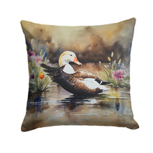 Load image into Gallery viewer, Common Eider Duck Throw Pillow